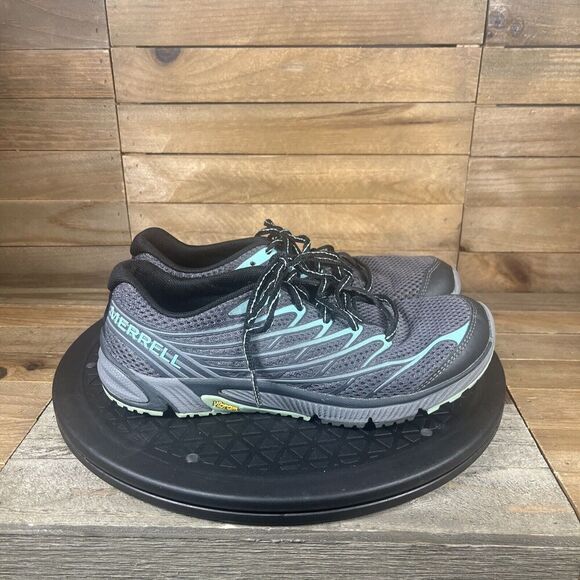 Merrell Women's Size 6 Bound Training J03934 Gray Blue Sneakers Lace Up Shoes - Picture 1 of 10